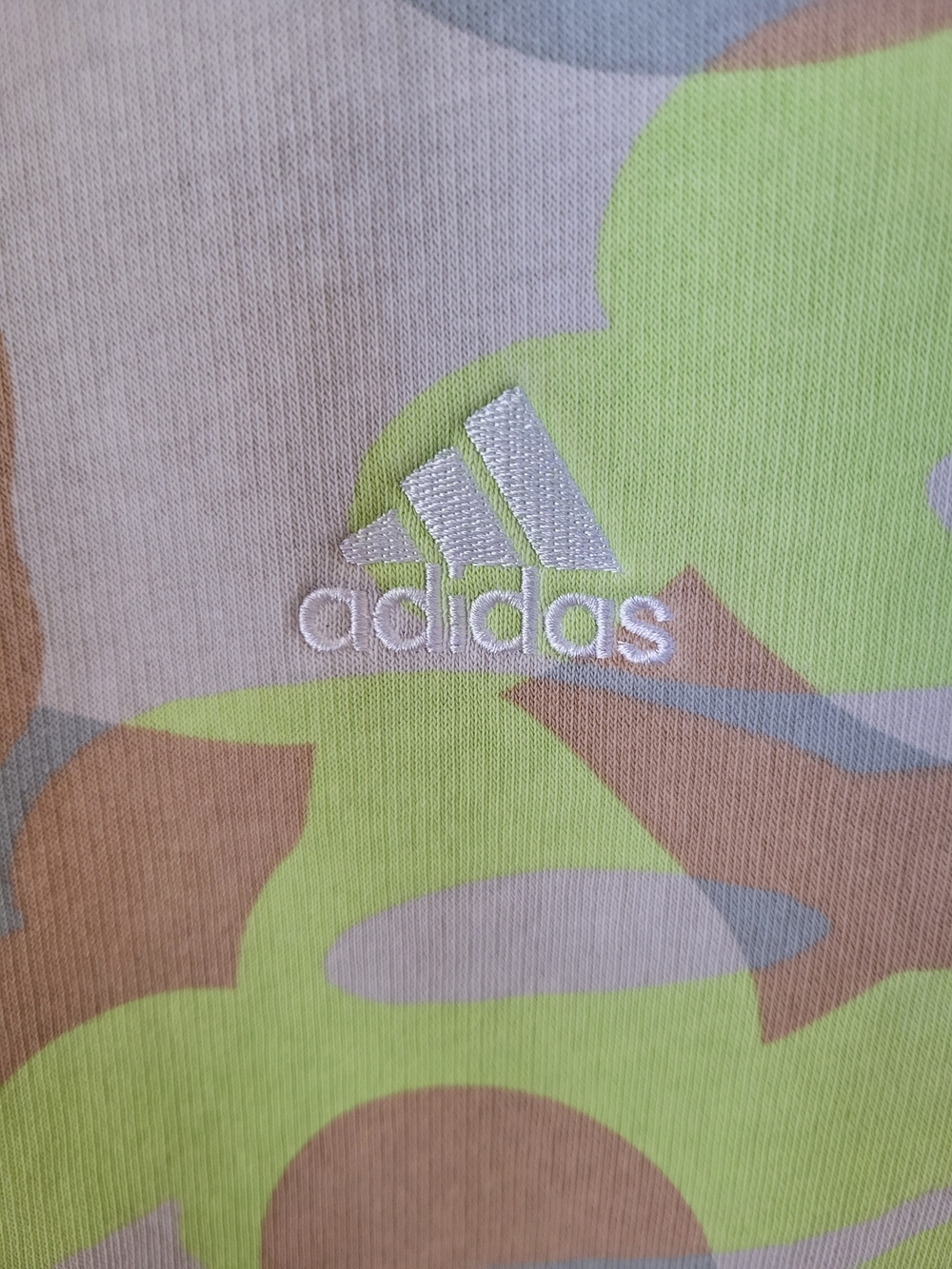 Adidas Floral 3-Stripes Fleece Crewneck Sweatshirt Women's Size Small - Picture 3 of 12